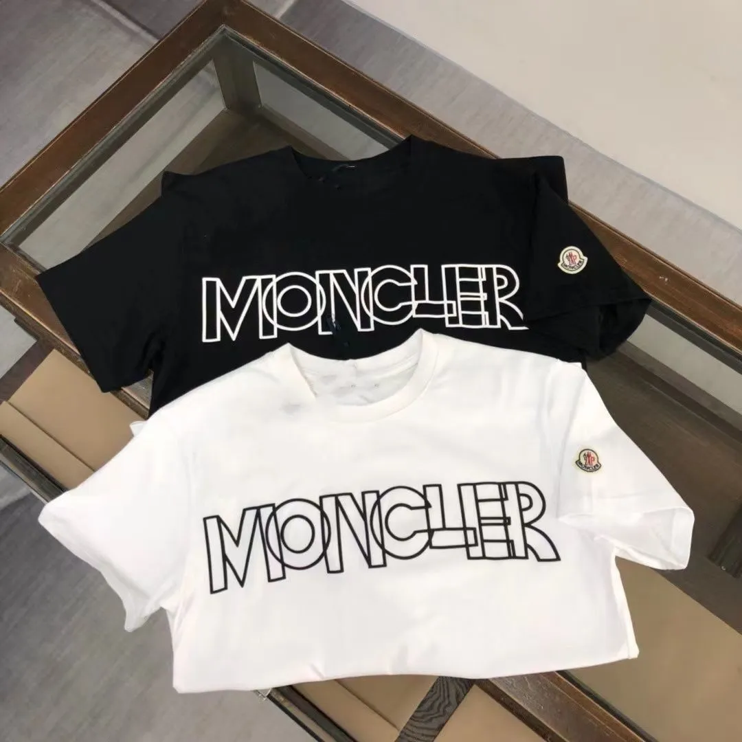 カジュアル ファッション 2色選べる 夏 アルファベット コットン 無地 メンズ Ｔシャツ