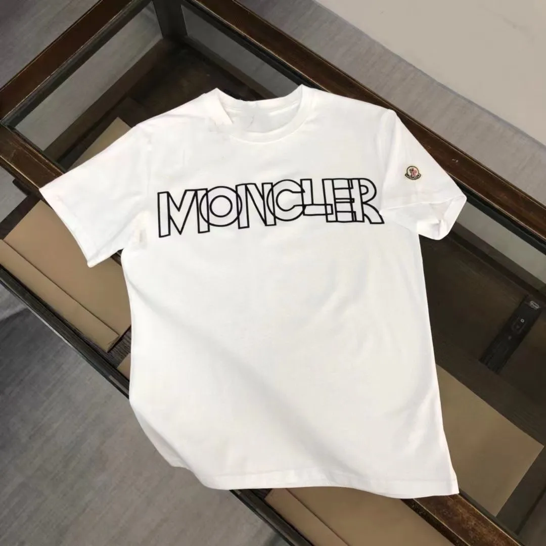 カジュアル ファッション 2色選べる 夏 アルファベット コットン 無地 メンズ Ｔシャツ