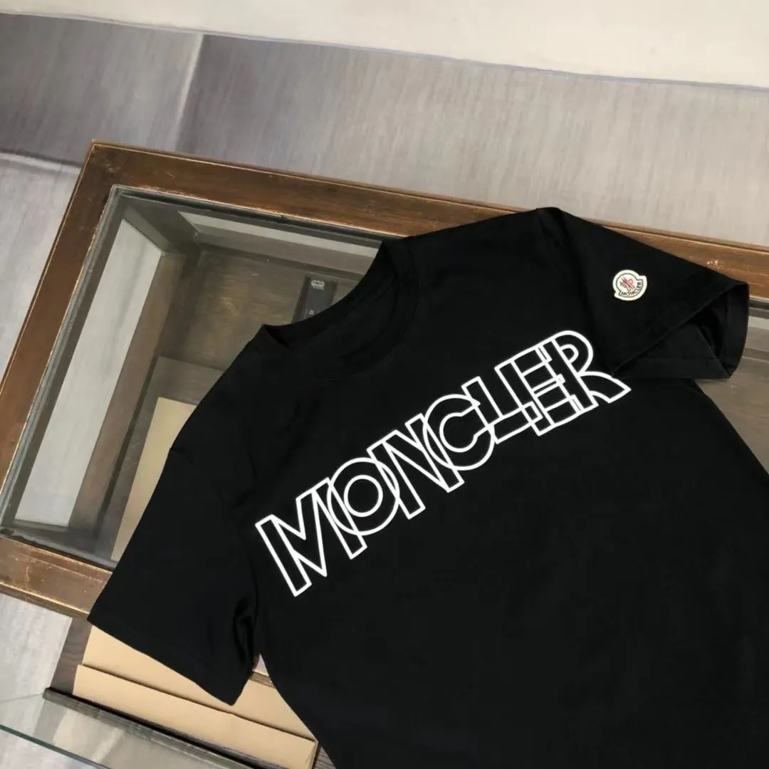 カジュアル ファッション 2色選べる 夏 アルファベット コットン 無地 メンズ Ｔシャツ