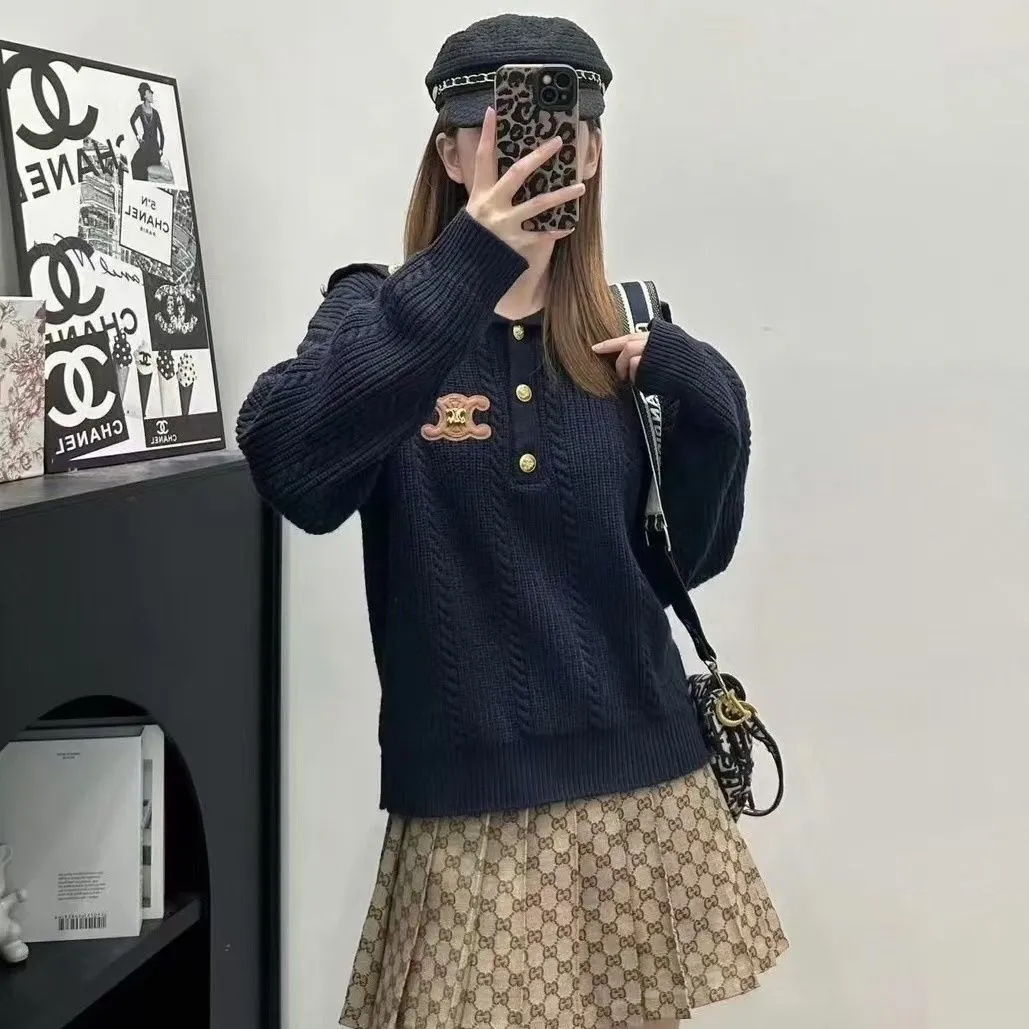 存在感 元気いっぱい 好感度UP デザイン満点 エレガント カジュアル 動きやすい ニットセーター