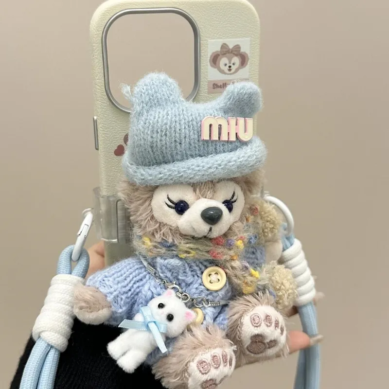 ぬいぐるみ付き スウィート 可愛い もふもふ 斜めがけ 高品質 スマホケース