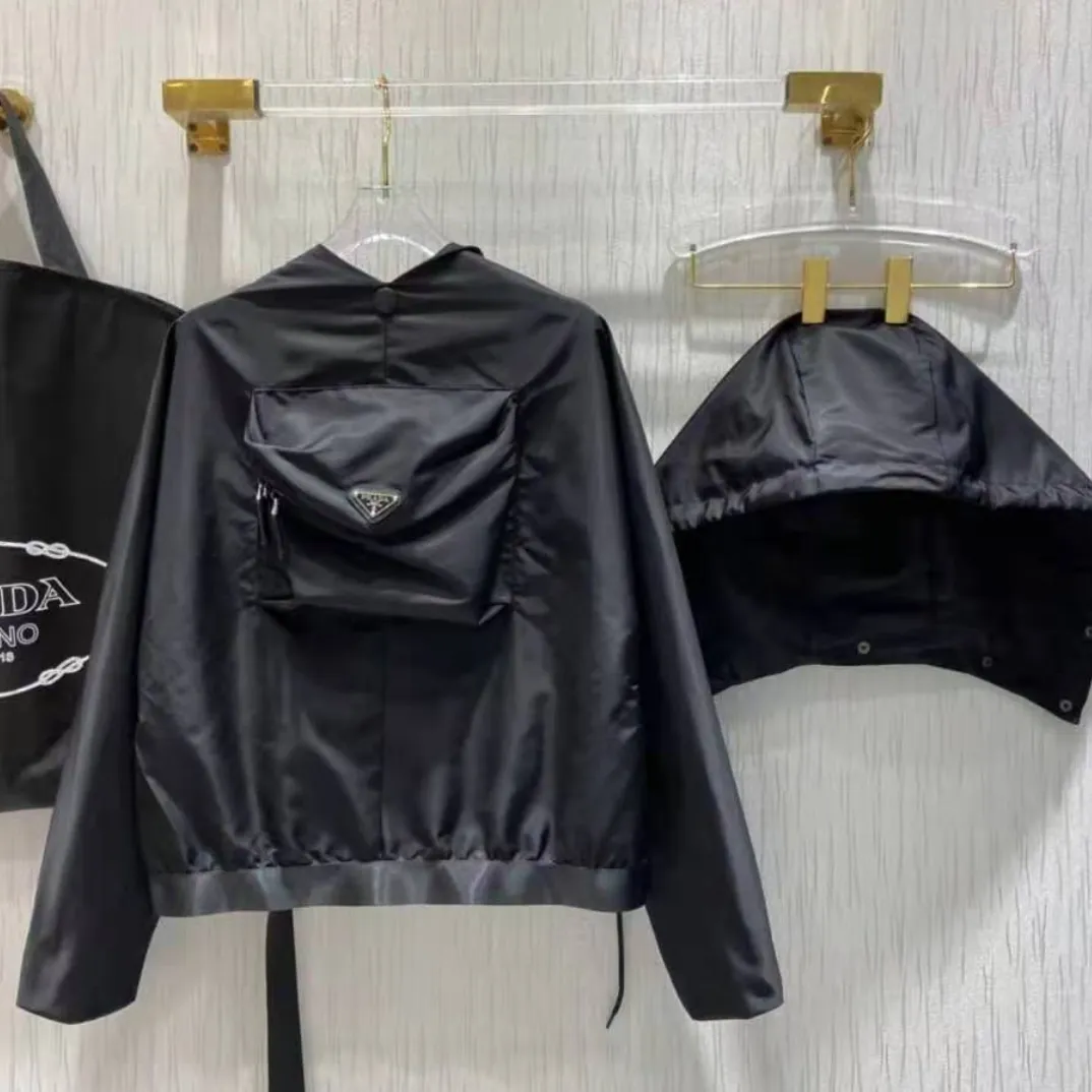 『S-L』帽子は取り外し可能 スタイリッシュ ミニマリスト おしゃれ アウター