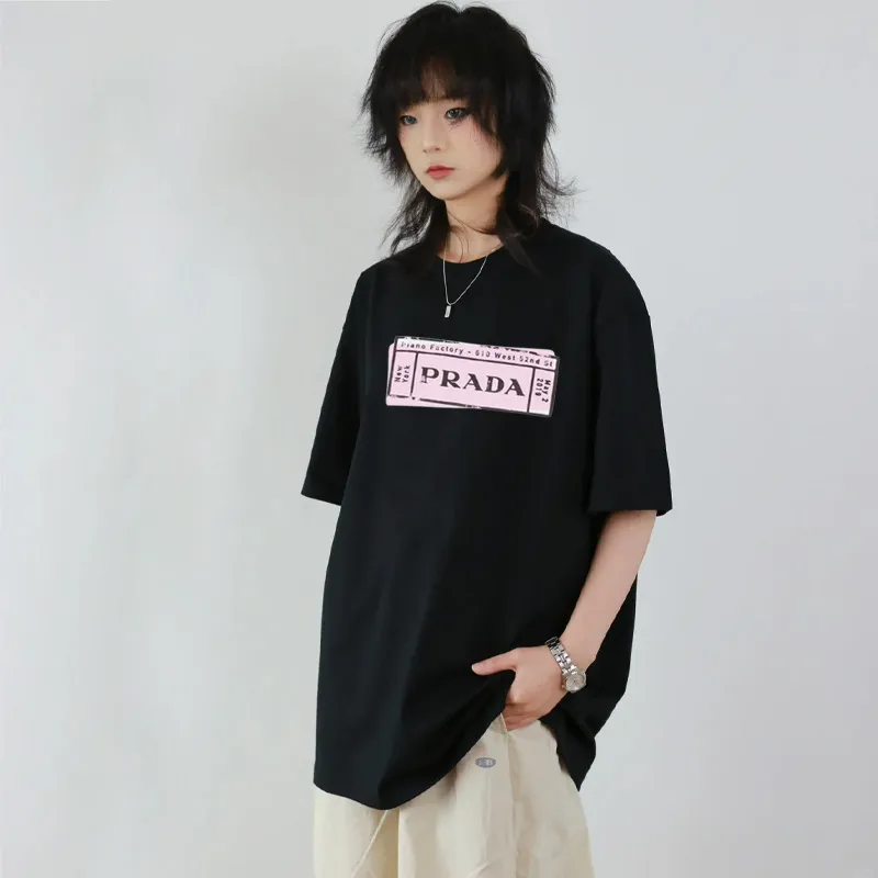 『S-4XL』快適 リラックスフィット プリントデザイン ミニマルスタイル Tシャツ