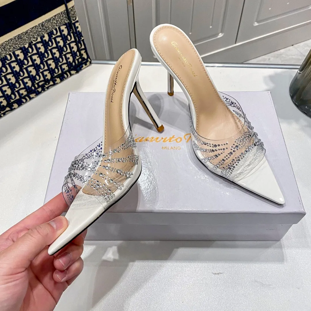 『34-40』ポイントトゥ メッシュ ダイヤモンド付き クール クラシック 使いやすい ハイヒール