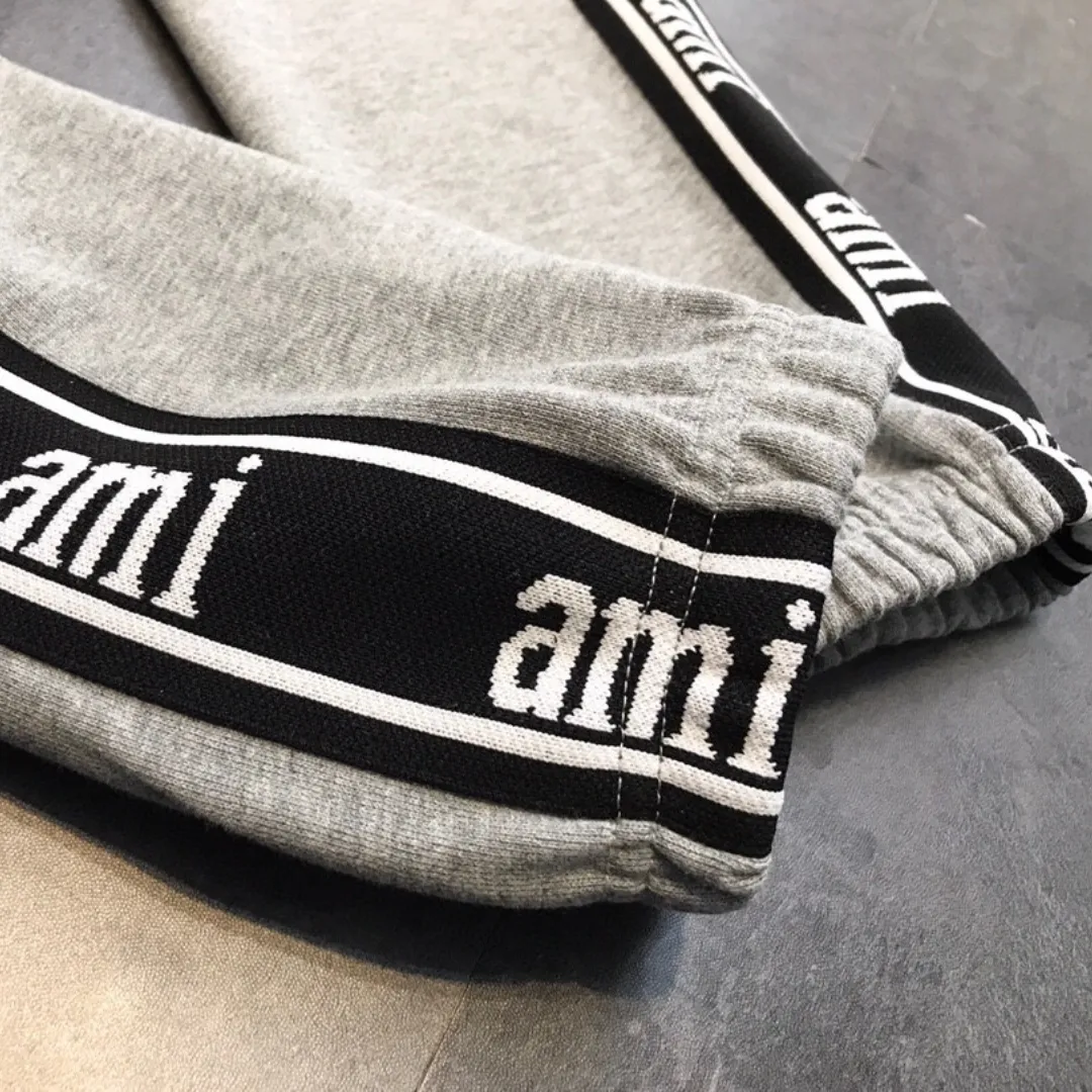 『L-XL』超人気商品 大人らしい 目立つ 快適 レター 刺繍 テープ ロングパンツ