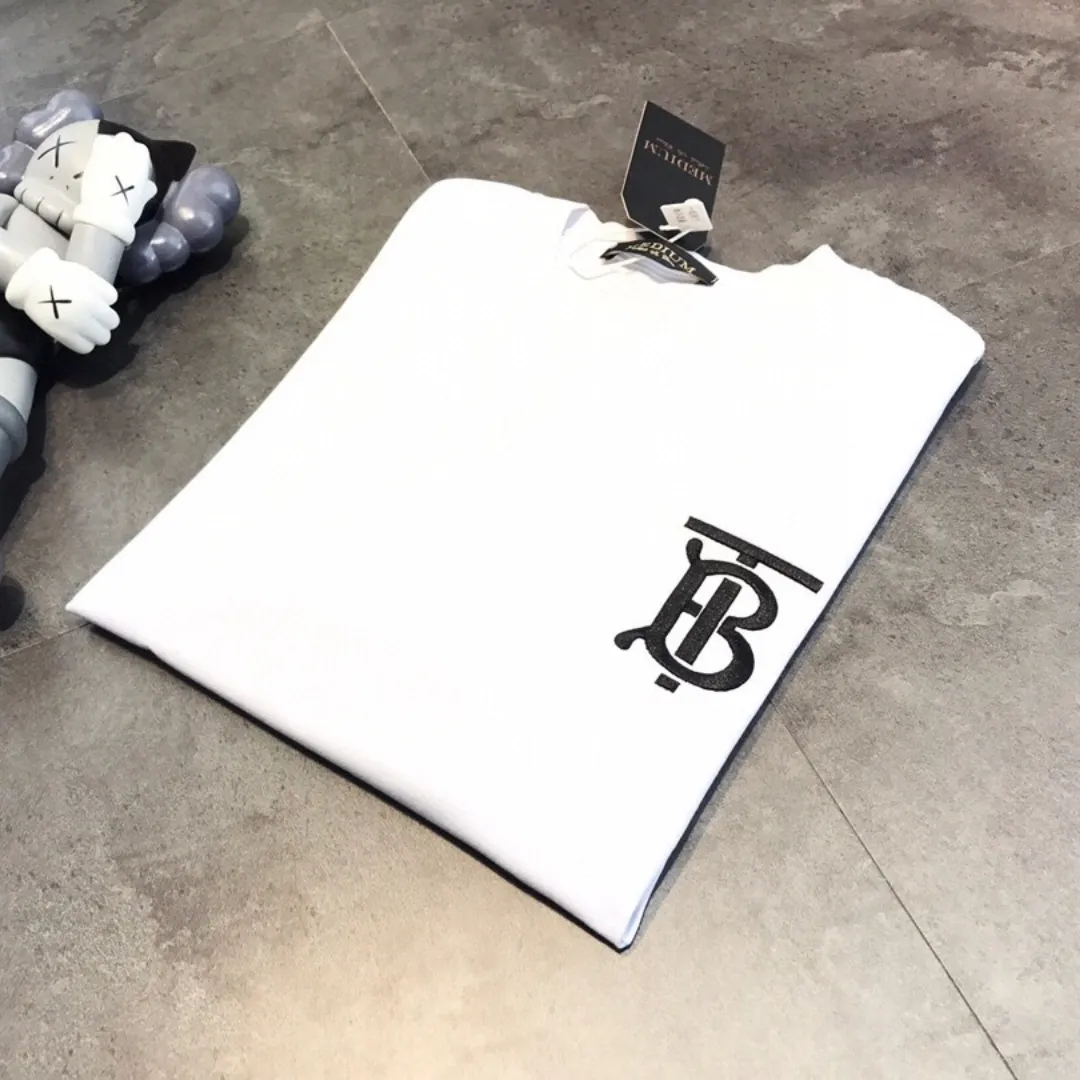 『S-L』通気性 さわやか レター 刺繍 フェイクツーピース チェック 長袖Tシャツ