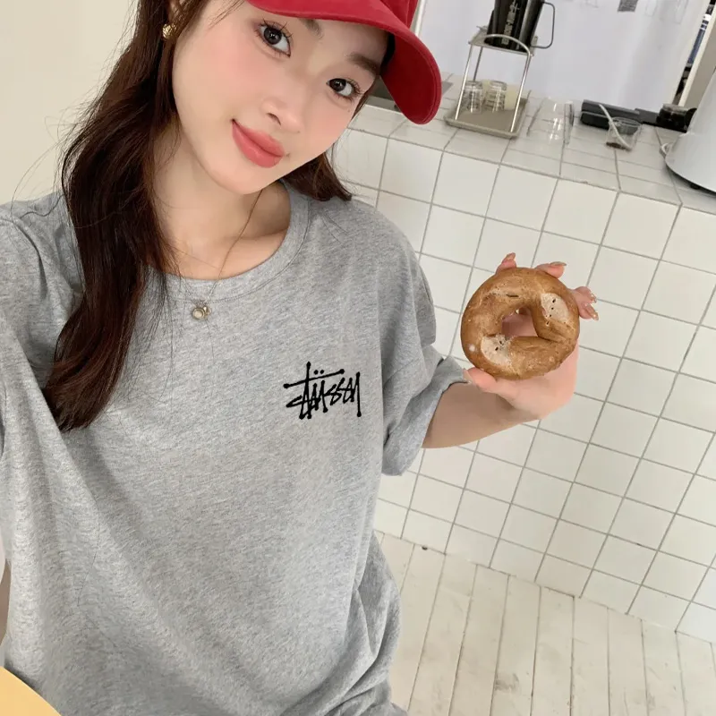 『S-3XL』合わせやすい 気質満点 エッジィ モダン ユニーク パステル Tシャツ