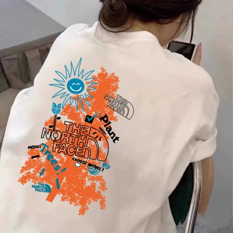 『S-3XL』優しい雰囲気 ゆるい 着瘦せ カジュアル トレンド シンプル ユニークプリント Ｔシャツ