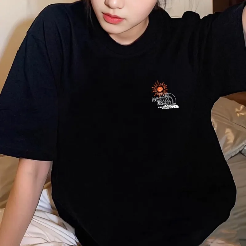 『S-3XL』優しい雰囲気 ゆるい 着瘦せ カジュアル トレンド シンプル ユニークプリント Ｔシャツ