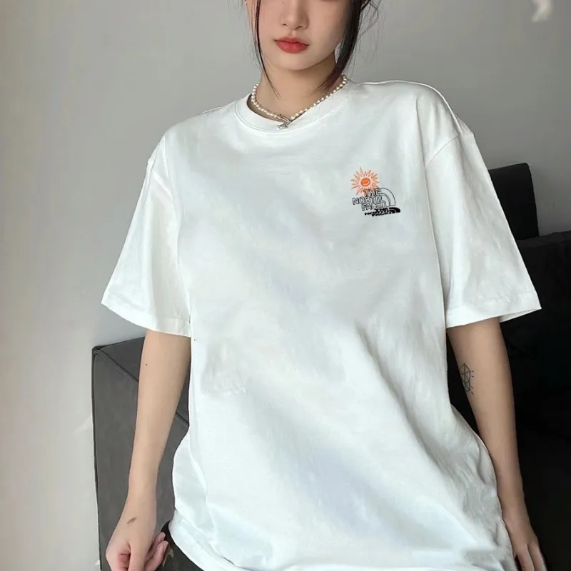 『S-3XL』優しい雰囲気 ゆるい 着瘦せ カジュアル トレンド シンプル ユニークプリント Ｔシャツ