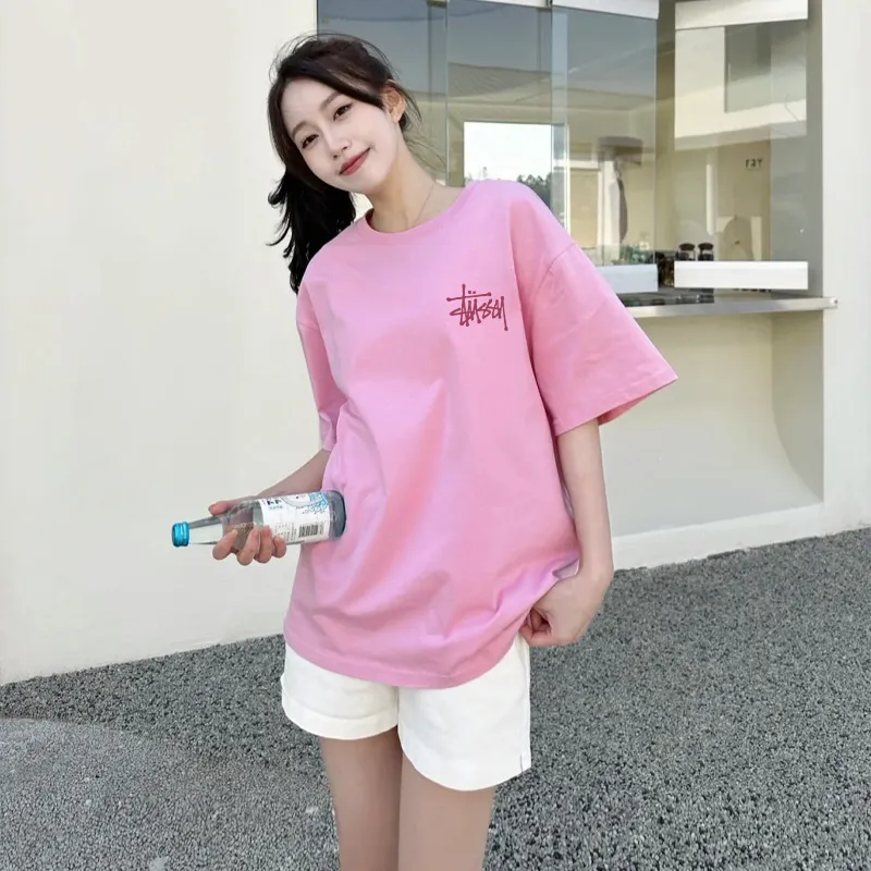 『S-4XL』透け感なし 通気性 色落ちなし 大人可愛い オーバーサイズ Tシャツ