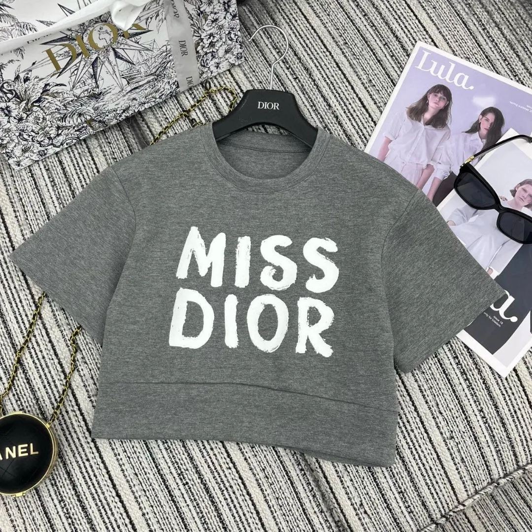 『S-L』早春新作 レターロゴプリント 半袖ショートTシャツ ゴムウエストストレートパンツ セットアップ