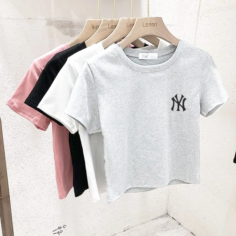『S-2XL』着心地良い ファッション シンプル カジュアル 快適 通気性 正肩Tシャツ