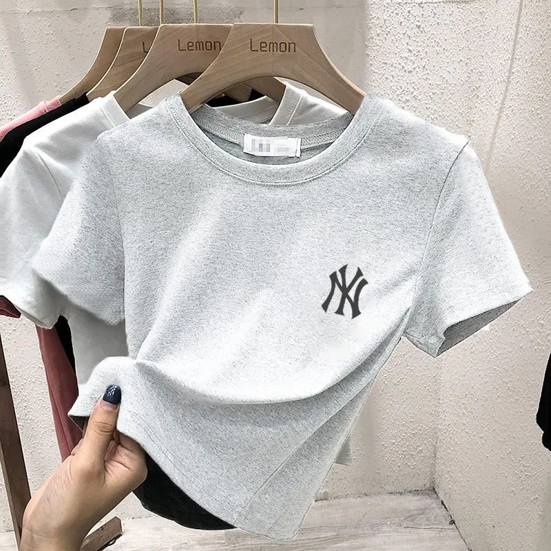 『S-2XL』着心地良い ファッション シンプル カジュアル 快適 通気性 正肩Tシャツ