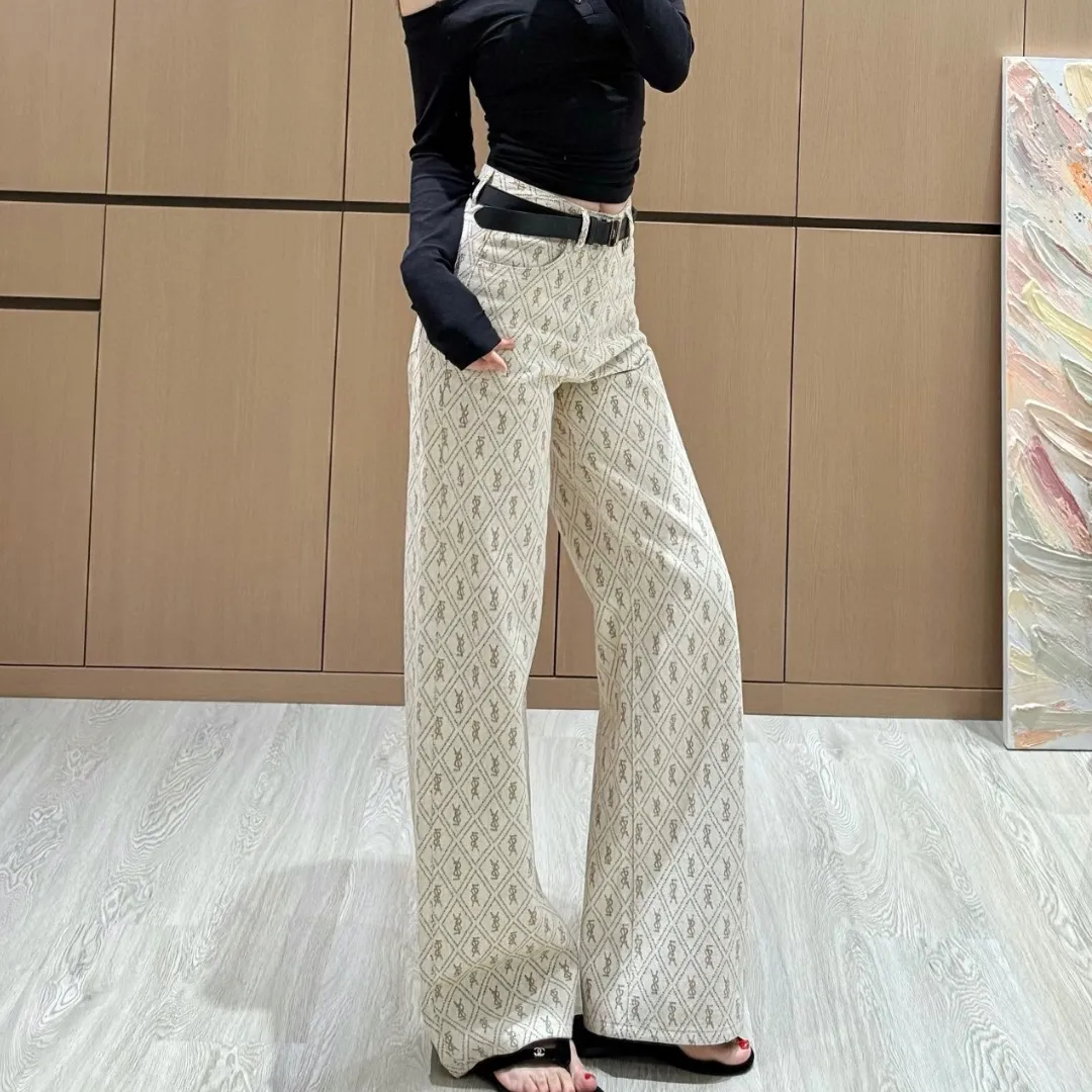 『S-L』ヒット商品 ベルト付き 快適 魅力的 通気性 スムーズ ジャカードデニムパンツ