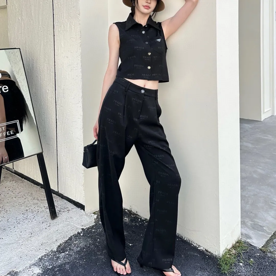 『S-L』滑らかでストレートな質感 肌触り快適 ラペルボタンベスト ストレートパンツ セットアップ