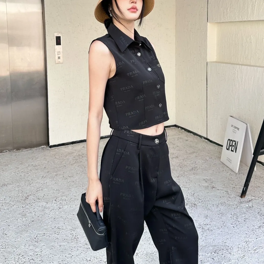 『S-L』滑らかでストレートな質感 肌触り快適 ラペルボタンベスト ストレートパンツ セットアップ