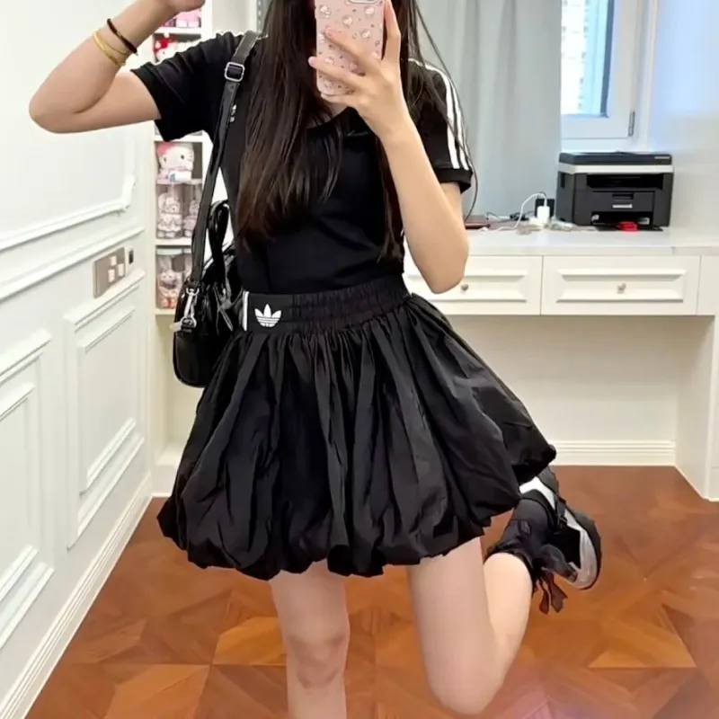 『S-L』目立つ トレンド 軽量  通気性 着瘦せ ガーリッシュ 合わせやすい バルーンスカートスカート