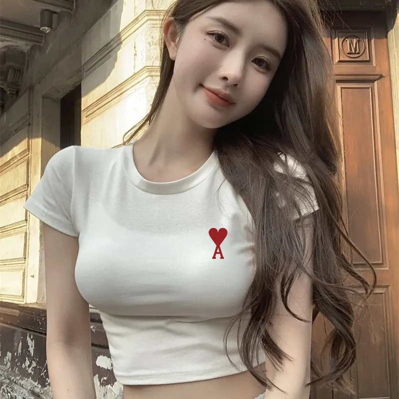 『S-2XL』大注目 シンプル ファッション 高品質 快適 通気性 セクシー 着瘦せ スリムフィットＴシャツ