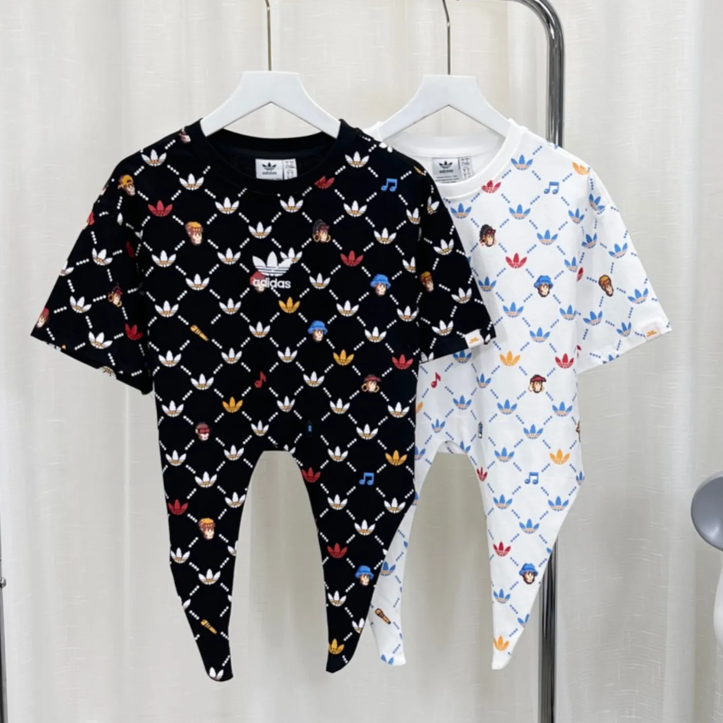 『S-XL』快適 ピクセルアート柄 カラフル ヴィンテージ柄 ショートTシャツ