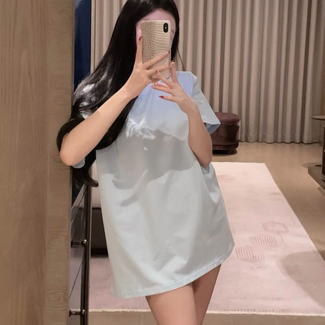 『S-L』かわいい 甘クール ねこ クロス ホットフィックス Tシャツ