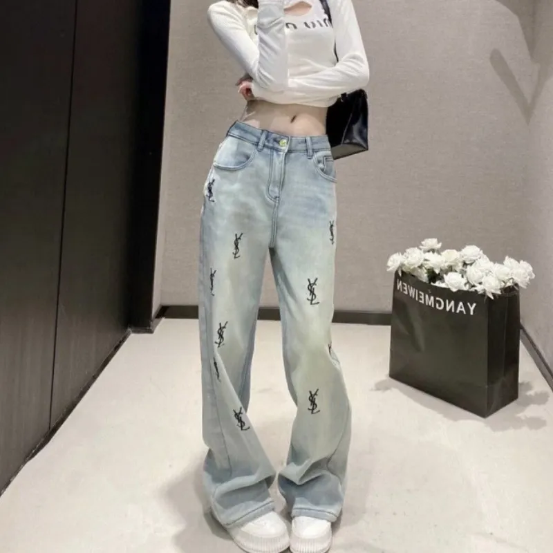 『S-XL』気質満点 トレンド シンプル カジュアル 高品質 エレガント  ジーンズ