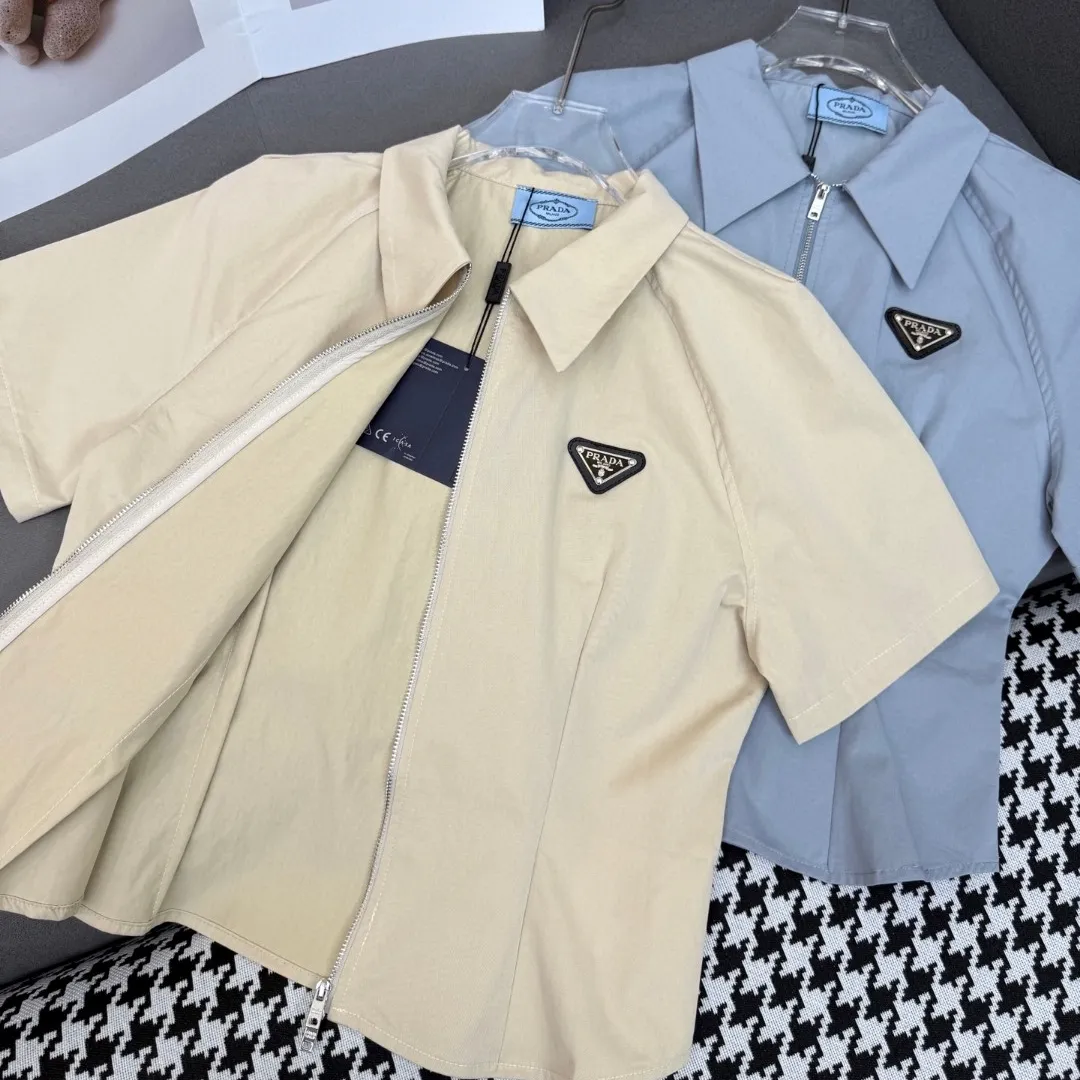 『S-L』ワークウェア クラシック 三角バッジ デコレーション 新作 ラペル トップス スカート セットアップ