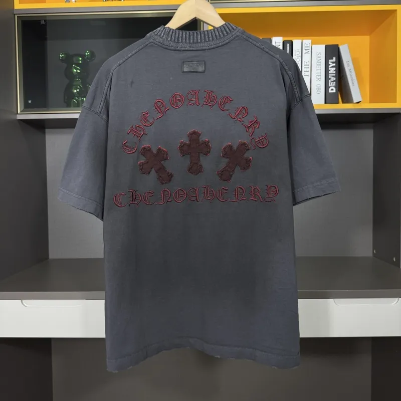 『S-XL』着心地良い ファッション レトロ 合わせやすい カジュアル 通気性 高品質 刺繍 Ｔシャツ