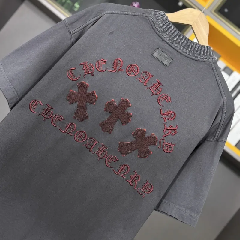 『S-XL』着心地良い ファッション レトロ 合わせやすい カジュアル 通気性 高品質 刺繍 Ｔシャツ