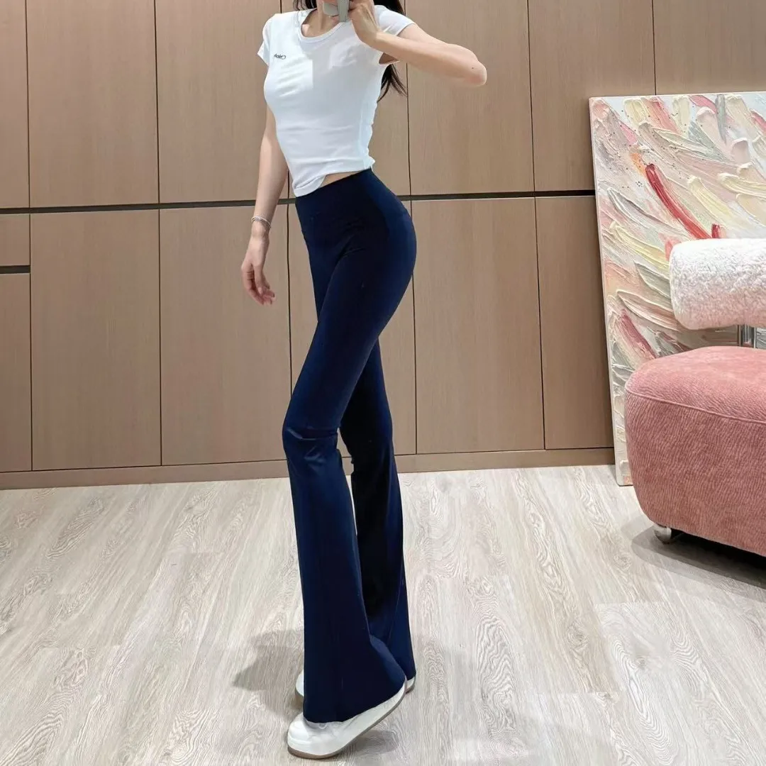 『S-L』新作 軽量 通気性 スリム 脚長効果 ストレートレッグ ロングパンツ