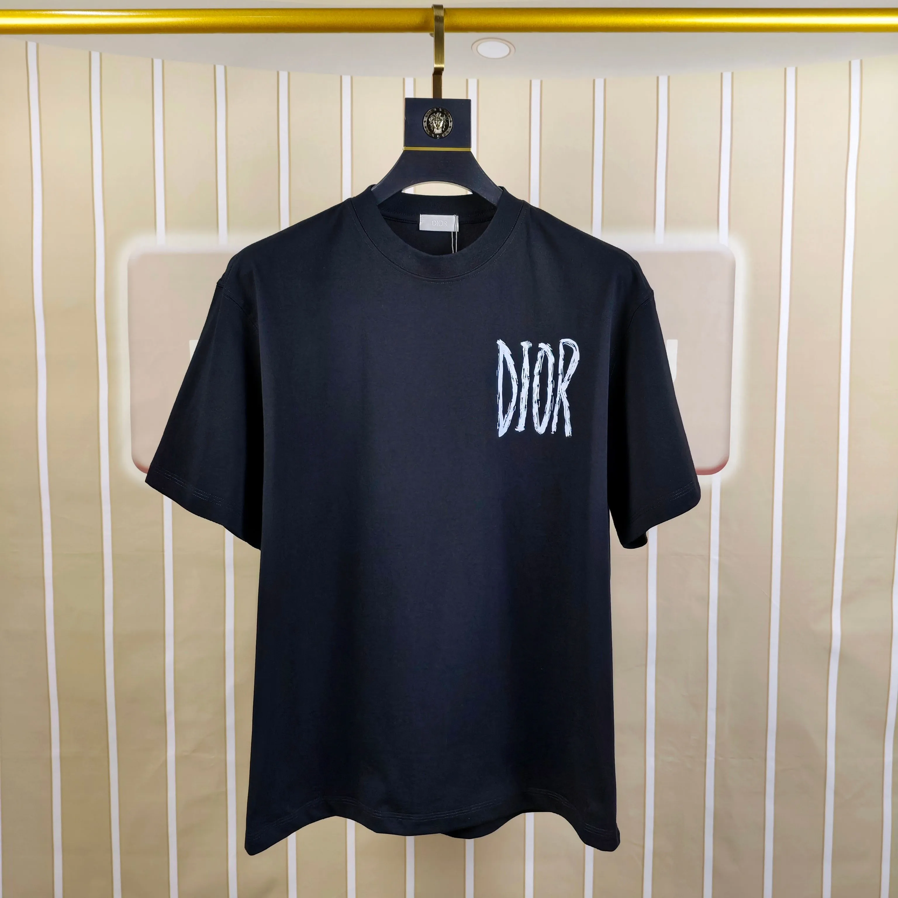 『S-3XL』爆売れ 高品質 プレミアム素材使用 インクジェットロゴ メンズ クルーネック 半袖Tシャツ
