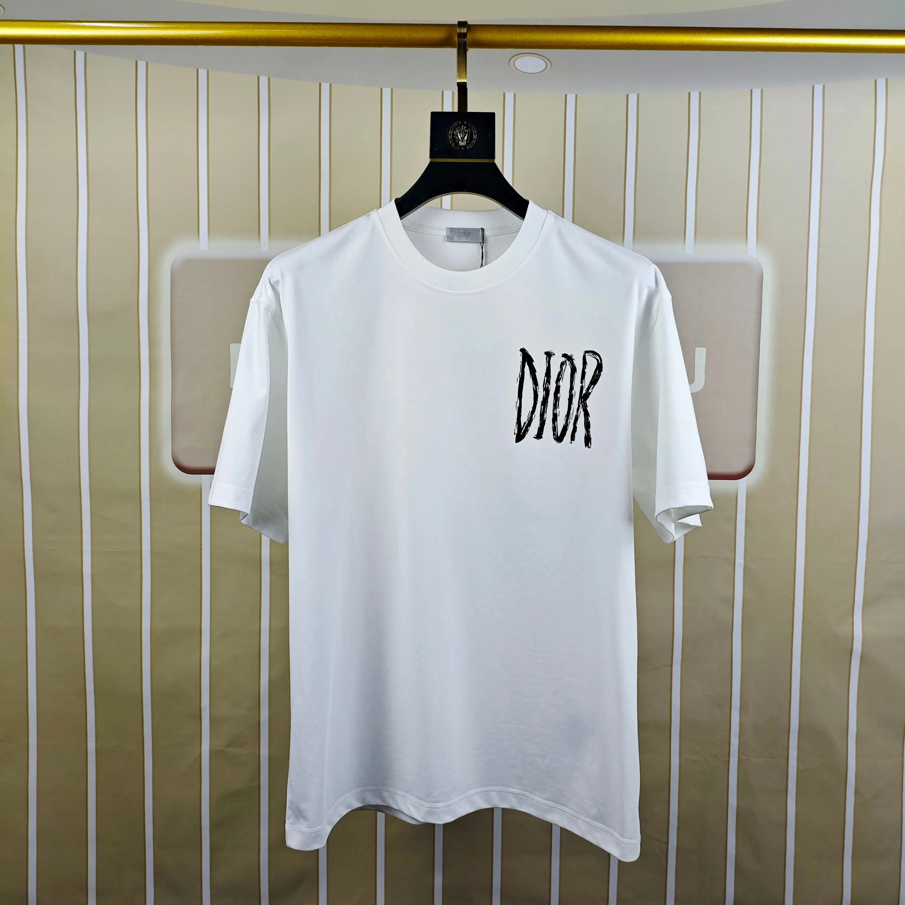 『S-3XL』爆売れ 高品質 プレミアム素材使用 インクジェットロゴ メンズ クルーネック 半袖Tシャツ