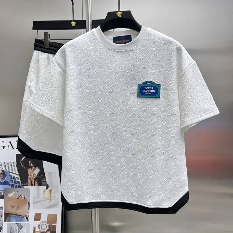 『M-3XL』大人らしい シンプル 着心地良い ファッション カジュアル  通気性 スポーツ 高品質 セットアップ