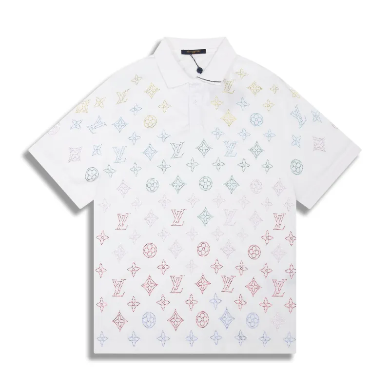 『XS-L』好感度100％ 今季も大流行  きれいめ系 折り襟 アルファベット Ｔシャツ