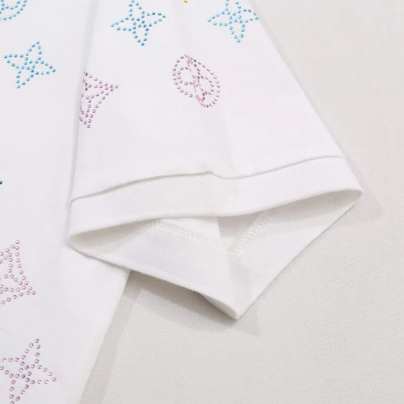 『XS-L』好感度100％ 今季も大流行  きれいめ系 折り襟 アルファベット Ｔシャツ
