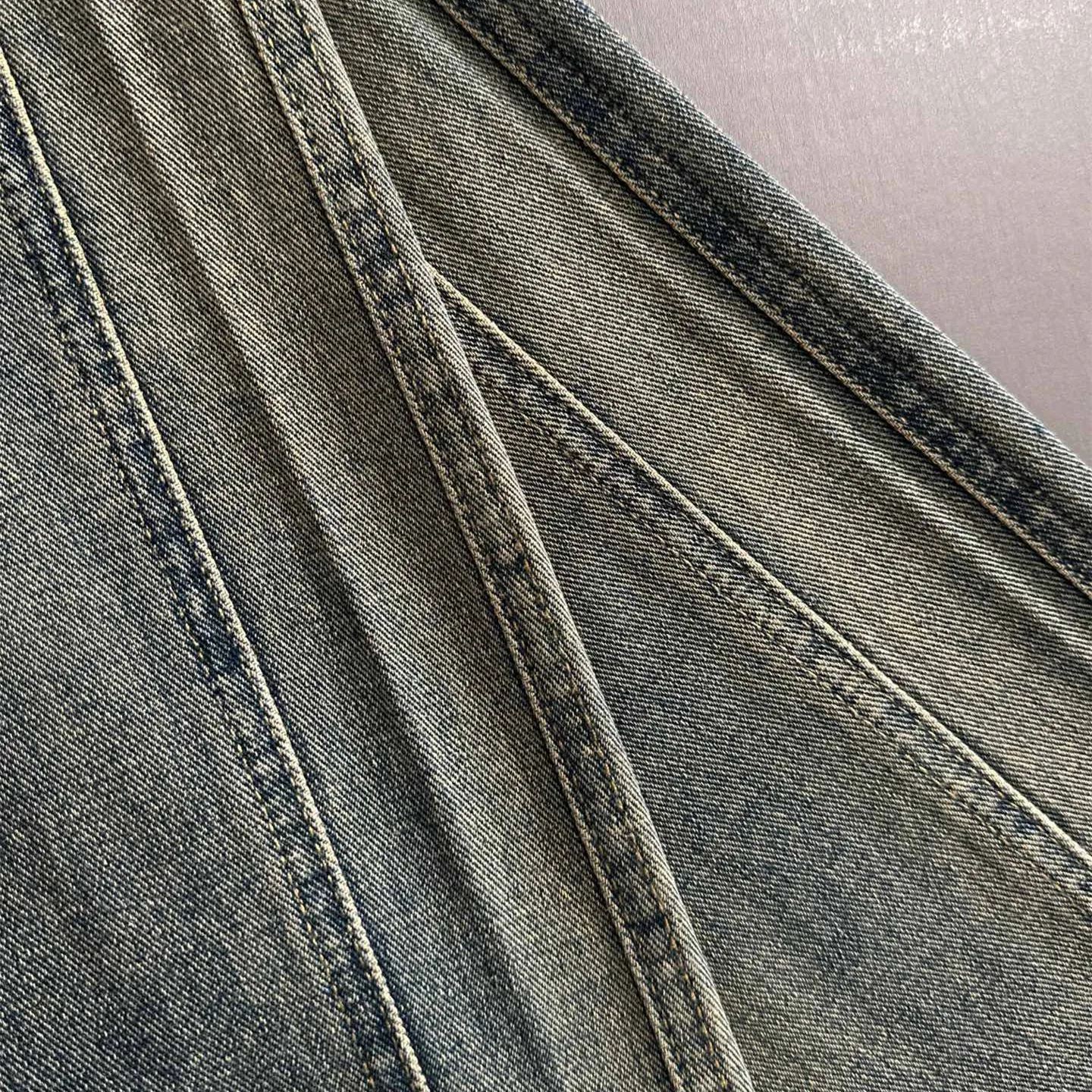 『M-4XL』マストアイテム 日常通勤 快適通気 ルーズ ワイドレッグ デニム ストレート ロングパンツ