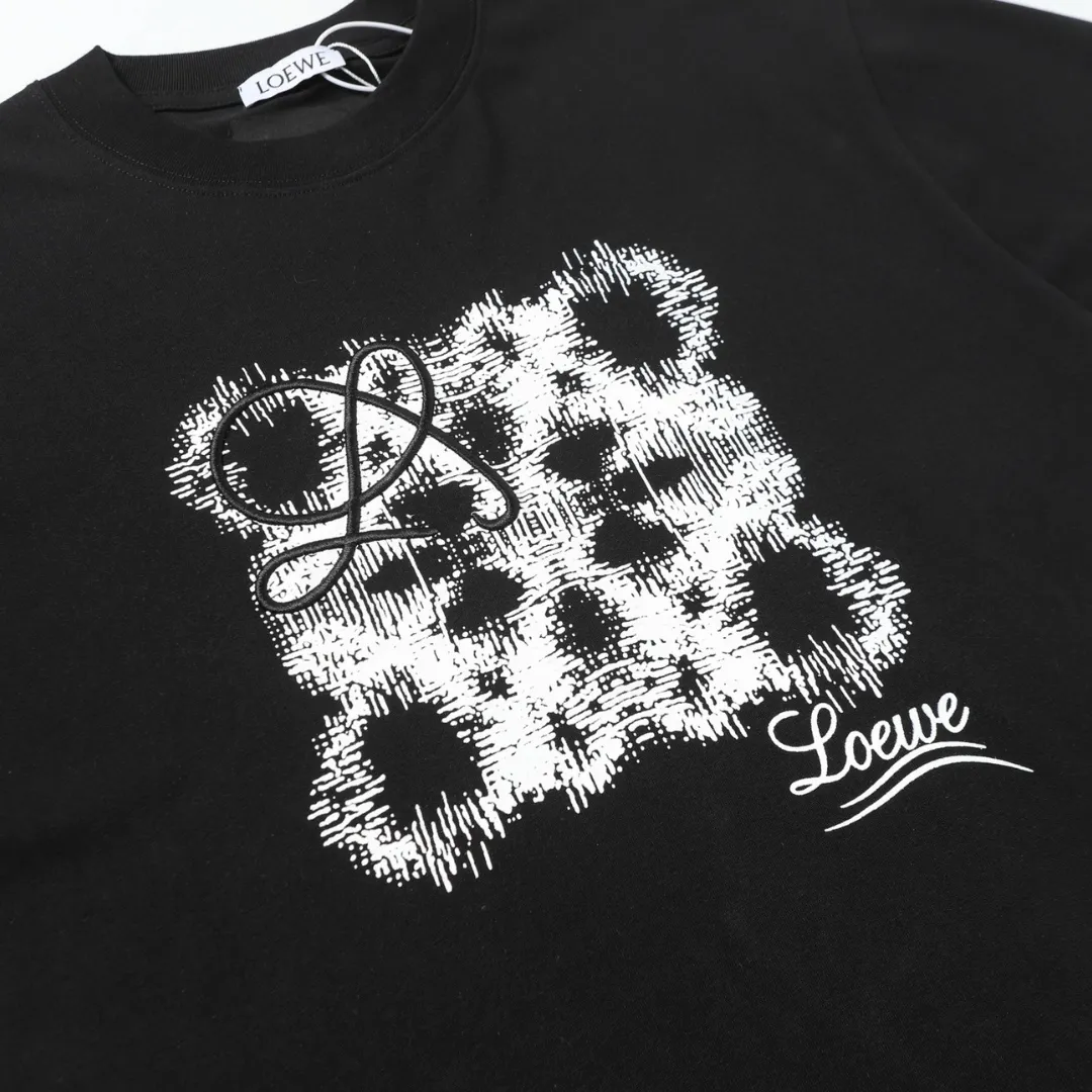『M-2XL』取り入れたい 質感のいい 今季も大流行  カジュアル ラウンドネック 刺繍 プリント Ｔシャツ
