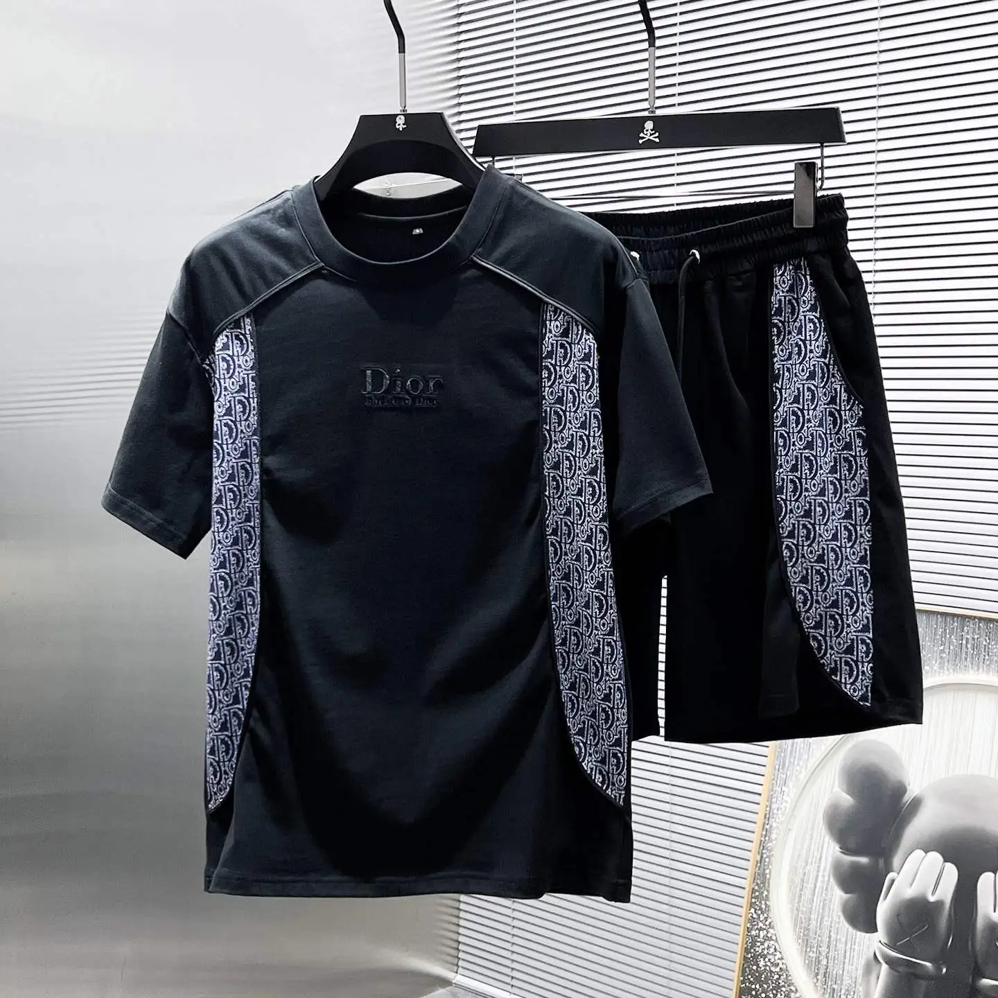 『M-3XL』 高品質 クルーネック 半袖 ショート パンツ セットアップ