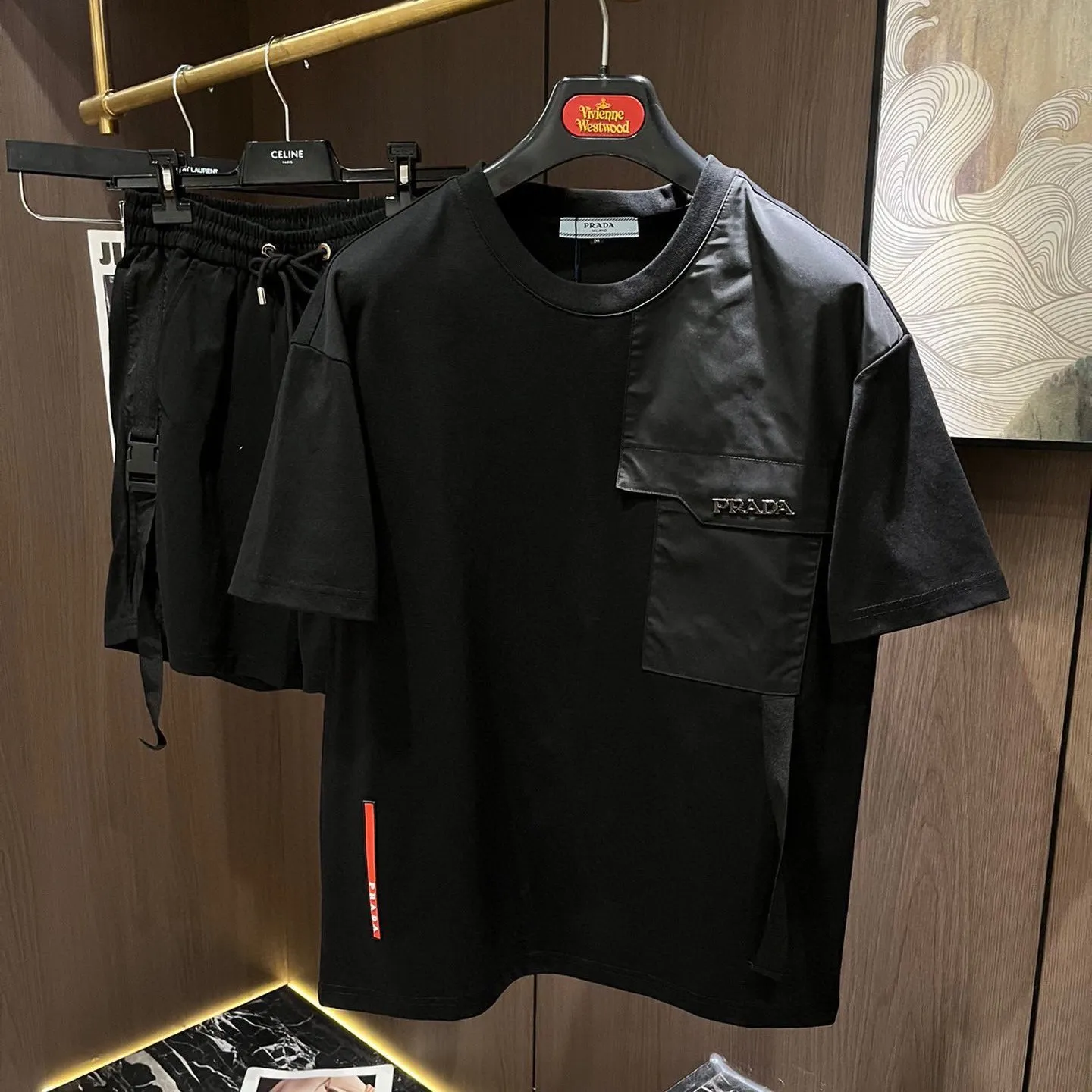 『M-3XL』オーバーサイズ 二色選べる シンプル ショート パンツ セットアップ