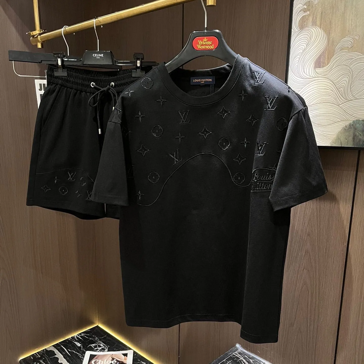 『M-3XL』高級感 シンプル カジュアル オーバサイズ ショート パンツ セットアップ