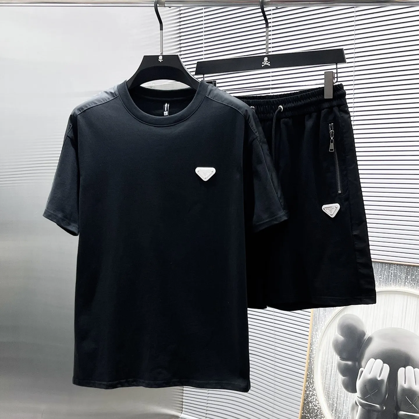 『M-3XL』定番 高級感 カジュアル 半袖 ショート パンツ セットアップ