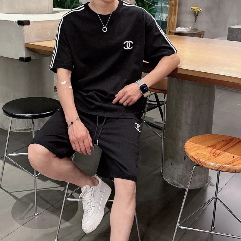 『M-3XL』新品 気質満点 着瘦せ 買わないと損 ラウンドネック半袖セットアップ