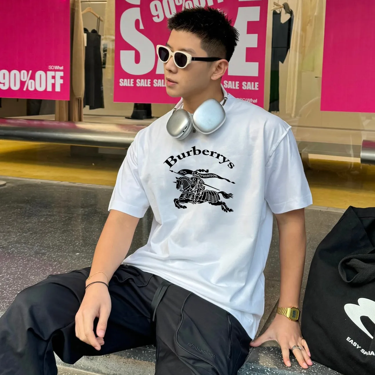 『XS-L』トレンド ルーズ コットン カジュアル 上質 合わせやすい Ｔシャツ