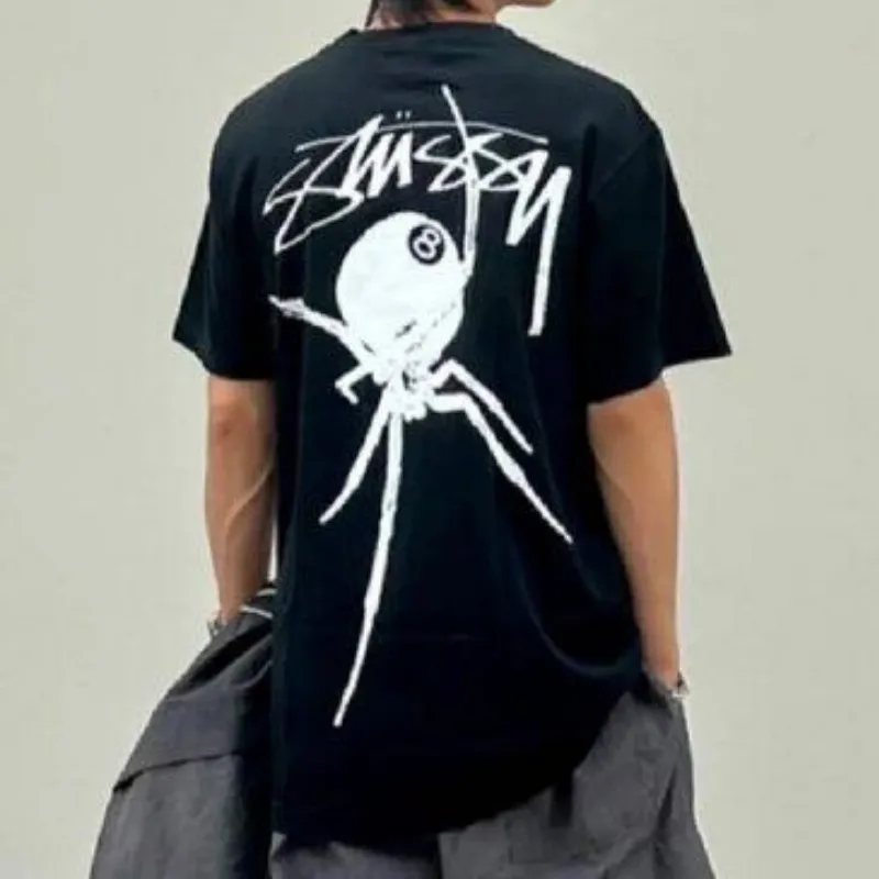 『S-4XL』大注目 クモのプリント ファッションダーリン Tシャツ